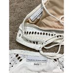 Robin Piccone New. white crochet bikini set. XS. Retails $198 Photo 9