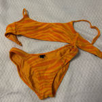 Triangl Swimwear Orange Bikini Set TOP Photo 0