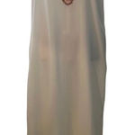 Orderplus size S white maxi swimsuit coverup w/side slits GUC White Photo 0