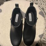 Steve Madden Black Wedgie Booties Size 8 Photo 3