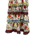 Alice + Olivia Valencia Floral Print Cotton Tiered Maxi Dress Size 0 Photo 8
