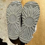 UGG  Bailey Bow Glisten Boots Mid Calf Shearling Lined Suede Metallic Silver 6 Photo 5