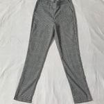 Lucy Wang Grey Plaid Cigarette Pants Photo 1