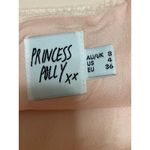 Princess Polly  Pink Sleeveless Fringe Tiered Ruffle Cami A Line Mini Dress Sz 4 Photo 3