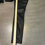 BLANK NYC  The Bond Black Faux‎ Leather Pants with Zip Details Size 25 Photo 9