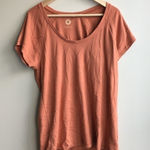 Amber sun short sleeve tee shirt‎ top crewneck Orange Size XL Photo 0