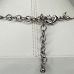 Chico's Beaded Triple Strand Wire Silver Tone Mixed Bead Statement Necklace β¨ Photo 3