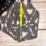 Diabless Black and Grey Vintage Look Embroidered Vest Size 2 Photo 11