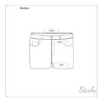 Vera Wang Simply Vera  Womens Olive Elastic Waist Safari Khaki Shorts Medium‎ Photo 6