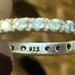 Sterling Silver Silver Diamond Sterling Ring 925 Photo 0