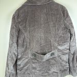 J. Jill | Women's Brown Corduroy Double Breasted Jacket Size M Tall Pea Coat Photo 7