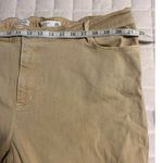 J. Jill Authentic Fit Cropped Pants Women's Plus Size 22 Frayed Hem Khaki Tan Photo 6
