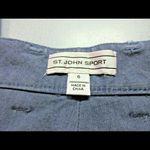 St. John Sport blue 5 pocket pants sz 6 Photo 3