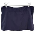Lands' End Women's Swim Skirt navy pocket 20W plus summer beach resort vacation Blue Photo 0