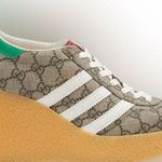 Gucci x Adidas GG Wedge Gazelle Sneaker size 41 Photo 1