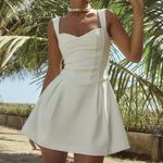 RUNAWAY THE LABEL White Bethani Mini Dress  Photo 0