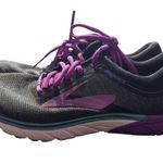 Brooks PureConnect Shoes Womens Size 8 Black Purple Running Athletic 1202611B023 Photo 5