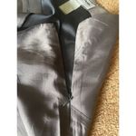 Vintage Sonia Rykiel Paris Gray Lilac Satin Maxi Skirt Size 12 France Purple Photo 5