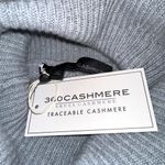 360 Cashmere NWT Skull Cashmere Turtleneck Gray Knit Cashmere Sweater XS Photo 2