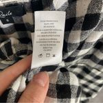 Rails Black & White Gingham Plaid Front Tie Cutout Sleeveless Mini Dress Small Photo 8