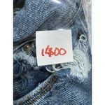 Good American  Shorts Womens 15 Blue Jean Denim 90s Cutoffs Indigo Flaw‎ Distress Photo 9