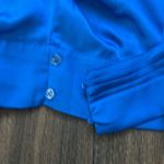 Bebe  Blue Long Sleeved Blouse Photo 2
