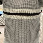 Pink Rose  Striped Knit Sweater Photo 1