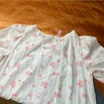 Vintage Miss Elaine Pink floral Nightgown cupids hearts medium nos Photo 7