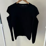 Karen Millen Karen Millan Open Cut Black Long‎ Sleeve Size Medium Photo 0