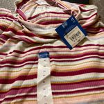 Arizona NWT. long sleeve blouse 3XL MULTI STRIPE. Photo 2