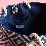 Summer & Rose Navy Diamond Tote Bag Photo 7