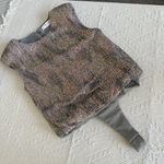 Women’s Astr The Label Hollywood Sequin Bodysuit Sz XS Extra Small Grey/Pink Gray Photo 8