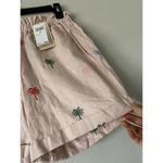 Elie Tahari  Pink Tropical Linen Blend Shorts Sz Small Preppy Summer Vacation New Photo 4