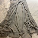 Birdy Grey  Jackson Chiffon Bridesmaid Dress in Dove Gray Size Small Photo 1