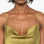 ALLSAINTS ππ Hadley Jacquard Slim Fit Midi Slip Dress ~ Y2K Sap Green US 4 NWOT Photo 7