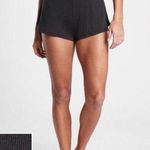 Athleta NWT Well Rested Rib Sleep Short Black Pajama shorts Medium Photo 0