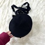 Vintage Sunflower Printed Bucket Bag Black Photo 3