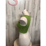 Pull & Bear  Lime Green Cutout Tank Top | Ribbed Asymmetrical Crop Top Size XS Photo 3