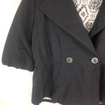 White House | Black Market WHBM S Black Knit Bolero Jacket Blazer Photo 3