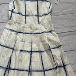 Pendleton Women's Pleat Print Dress Ivory/Blue Plaid NEW Size 4P Photo 4