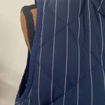 J.Crew Excursion down feather fill quilted puffer pinstripe utility vest size S Photo 9