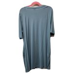 Agnes & Dora Womens XXXL 3X Blue button down tunic flowy Dress Modal pockets Size undefined Photo 1