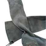 Stuart Weitzman  90MM Highland Block Heel Suede Over The Knee Boots Blue 6 Photo 7