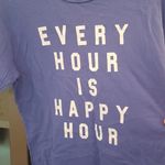Wildfox ππ Every Hour is Happy Hour Graphic Tee L Photo 2