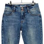 CAbi  4153 Cinch Skinny Acid Wash Distressed Jeans Women's Size 2 Photo 2