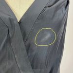 Ramy Brook  Black Surplice Tie Tank Top Photo 3