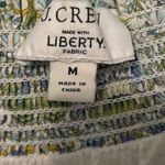 J.Crew  100% Cotton Green Afternoon Liberty Lodden Fabric Mini Dress Size Medium Photo 3