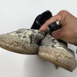 Ash Women's Winnie Snakeskin Studded Platform Espadrille Wedge Sandals Size 39 Photo 5