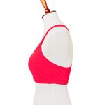 Brooks  Hot Pink Sports Bra With Padding and Adjustable Straps Size 34D Photo 2