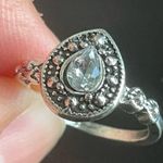 Water drop crystal ring size 7 Photo 3